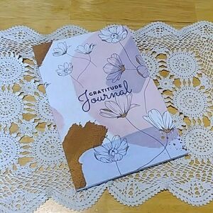Gratitude Journal, Self-Reflection, Mental Health Journal, floral pastel cover